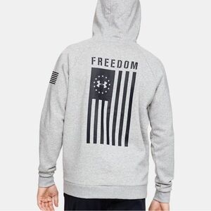 Under Armour Men's Gray Freedom Hoodie